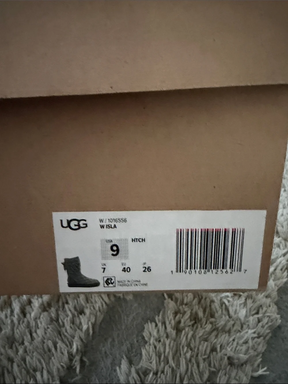 UGG comfortable gray